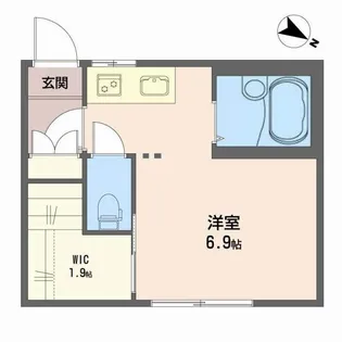 フロンティア5番館【2階】の間取り