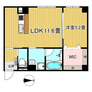カレント田町【2階】の間取り