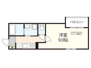 Azur舟入南【1階】の間取り
