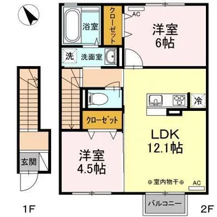 プランドールIII【2階】の間取り