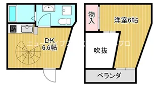 PyramidAnnex【2階】の間取り