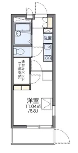 レオパレスキュア横浜【2階】の間取り