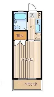 コーポ秋元【2階】の間取り