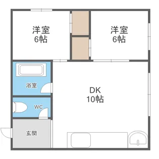 うやまマンション【1階】の間取り