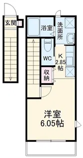 ルレーヴ市川【2階】の間取り