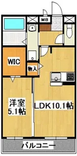 マンションパピルスII【2階】の間取り