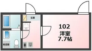 GLANZ文京千駄木【1階】の間取り