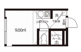 ディアマンテ中野【1階】の間取り