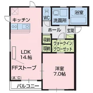 ロジュマンプルミエ プルミエ棟【2階】の間取り