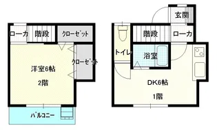 ヒルブライトンBの間取り