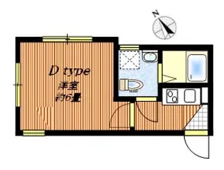 コスモネクシア舎人【2階】の間取り