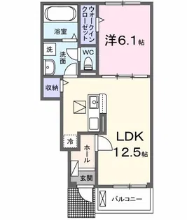 ヒルズ テラス N【1階】の間取り
