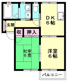 フォーレス楓【2階】の間取り