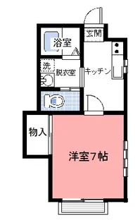 メゾン・ド・ウィット【1階】の間取り