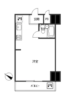 神奈川県横浜市磯子区東町【マンション】の間取り