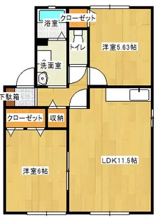 プランドールS【2階】の間取り