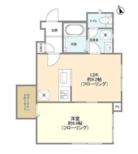 collis中目黒【1階】の間取り
