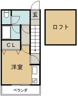 ラヴィ・アン・ドゥ II【2階】の間取り