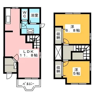 三重県桑名市陽だまりの丘7【一戸建】の間取り