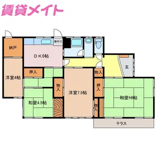 三重県鈴鹿市若松西5【一戸建】の間取り