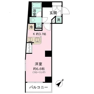 カーサスプレンディッド西麻布【4階】の間取り