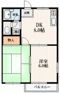 パイン東大泉【2階】の間取り