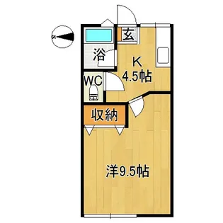 シティハイムドルフI【1階】の間取り