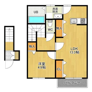 CIERO(シエロ)【2階】の間取り