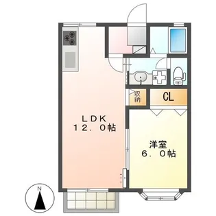 グリーンハイツ【2階】の間取り