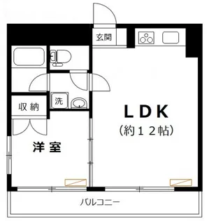 ニューグリーンコーポ【3階】の間取り