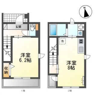 東京都西東京市栄町1【アパート】の間取り