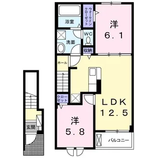 レガリア【2階】の間取り