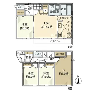 千葉県流山市南流山7【一戸建】の間取り
