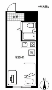 リバー綱島【4階】の間取り