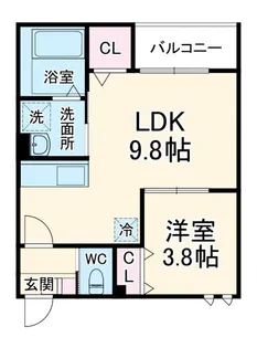 REGALEST藤沢【2階】の間取り