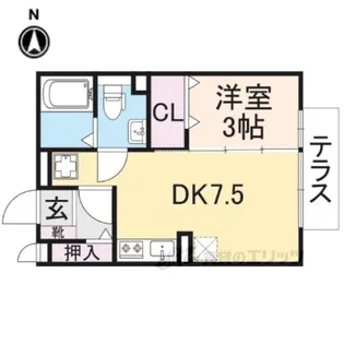 HeightsPure【1階】の間取り