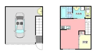 プレステージア原新町【1階】の間取り