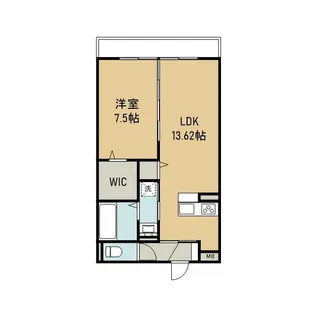 ラ・フェリーチェM【1階】の間取り