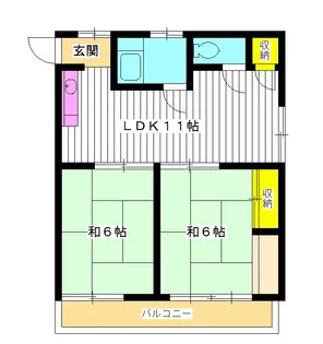 東京都練馬区中村2【マンション】の間取り
