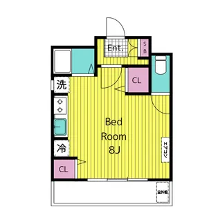 メゾンクボタ【4階】の間取り