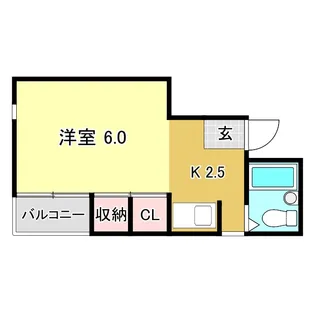 コーポカワイ【3階】の間取り