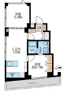東京都大田区中馬込3【マンション】の間取り