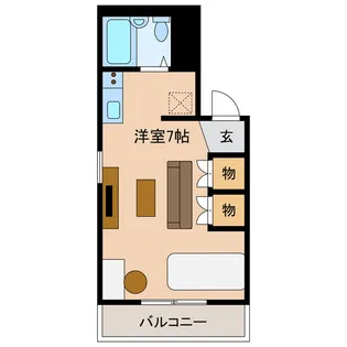 静岡県浜松市中央区海老塚1【マンション】の間取り