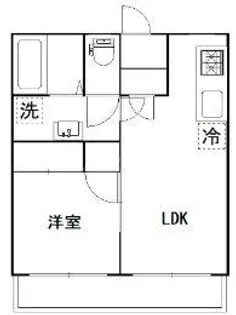 埼玉県さいたま市中央区下落合6【マンション】の間取り