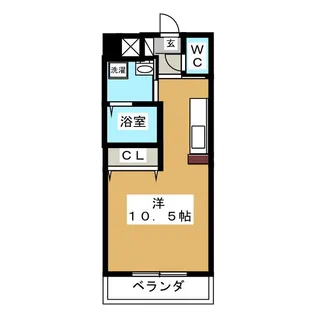 スクエア泉中央【11階】の間取り