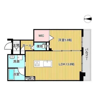 ラ・エスペリア【1階】の間取り