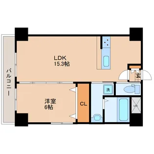 グラバード【5階】の間取り