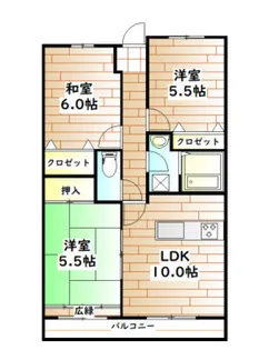 カウル湊【2階】の間取り