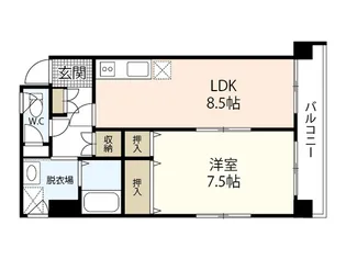 和田ビル【3階】の間取り
