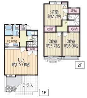 湘南槇町ヴィラの間取り